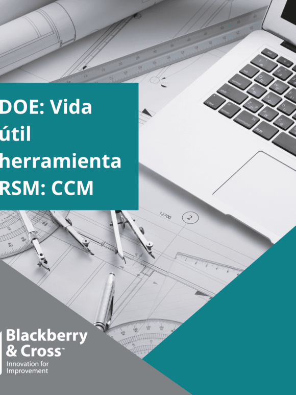 Aplicación de DOE y RSM en CCM para optimizar la vida útil de herramientas y mejorar la eficiencia en procesos de manufactura.