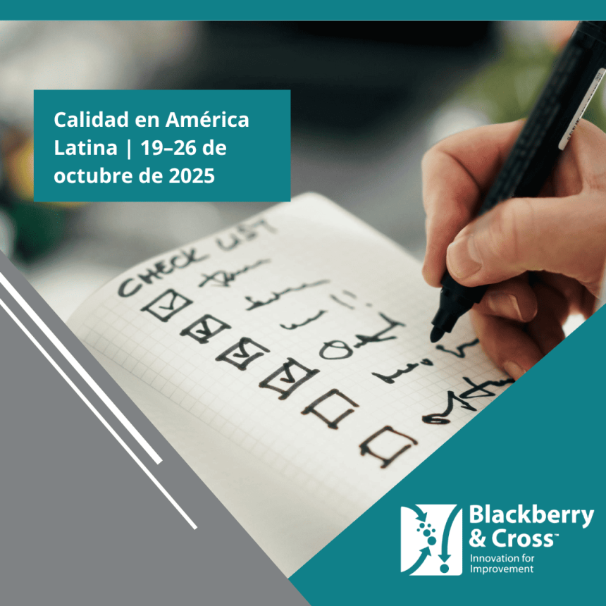 Mapa de América Latina con iconos de calidad, representando el resumen de noticias de calidad y excelencia operacional de octubre 2025.